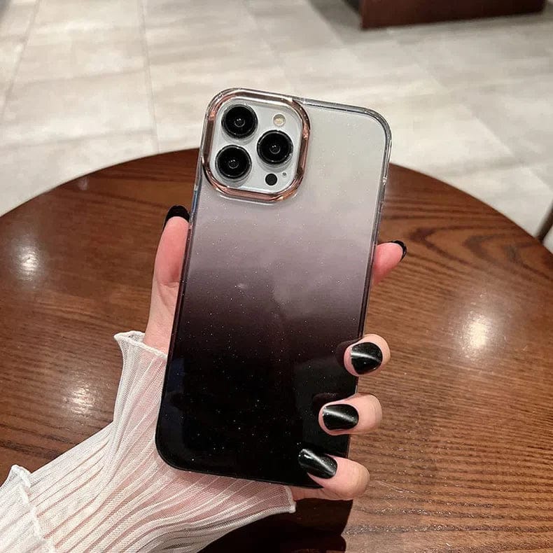 Fashion Bling Glitter Translucent Case for iPhone 15 Pro Max iPhone 15 Pro Max gradient-black Cases & Covers Fashion Bling Glitter Translucent Case for iPhone 15 Pro Max iPhone 15 Pro Max gradient-black Cases & Covers